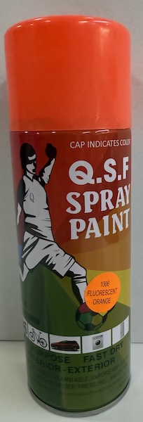 QSF Spray Paint Flower Orange #1006